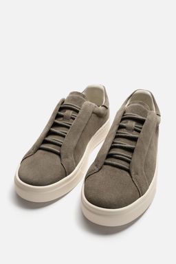 LEATHER TRAINERS - Zara фото 3