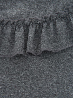 Лонгслив для девочки UD 6944 черный меланж - Mini maxi фото 4