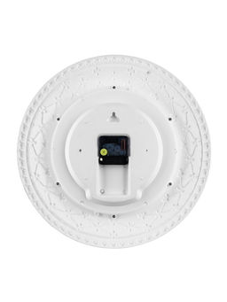 Часы настенные классические Полевые цветы, бесшумные, плавный ход, d=38 см, золотистые, от батарейки 1?АА