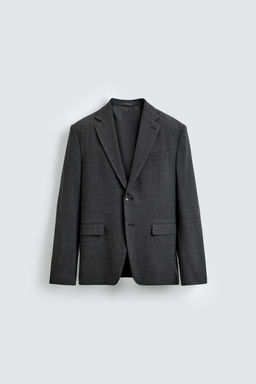 TEXTURED SUIT BLAZER - Zara фото 7