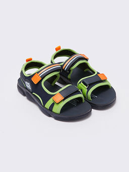 C?rt C?rtl? Bask?l? Erkek ?ocuk Sandalet