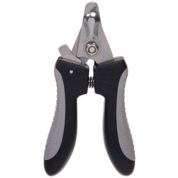 Цена за 2 шт. Когтерез для животных "ПРЕМИУМ - МОЙ БРО", прорезиненная ручка, цвет серый/черный, 6*12см