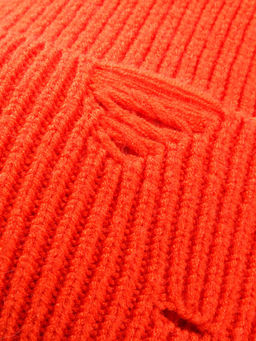 Шапка жен. каш+шерсть+виск LB-N88055 orange