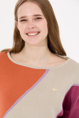 U. S. Polo Assn Женский свитер с круглым вырезом из каменного меланжа - U.s. polo assn фото 14