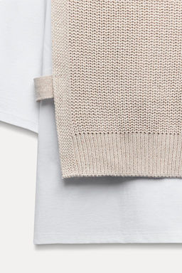 CONTRAST T-SHIRT AND VEST - Zara фото 8