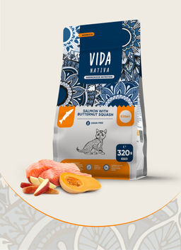 Корм Vida Nativa для котят с лососем и тыквой P02132001