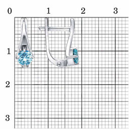 СЕРЬГИ 34815036ПлАк - Красная пресня фото 2