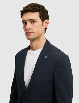 Lacivert Slim Fit Spor Ceket