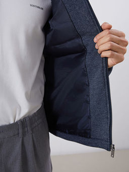 Slim Fit G?mlek Yaka Erkek Mont