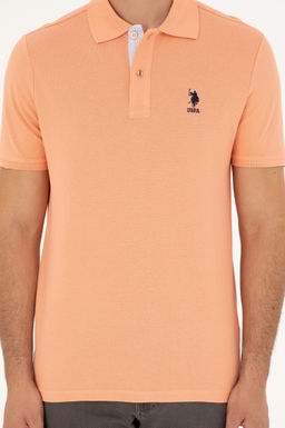 U. S. Polo Assn / Мужская базовая футболка Salmon - U.s. polo assn фото 5