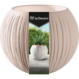 Цена за 2 шт. Кашпо для цветов пластиковое 0,3л d-13,3см "Сфера Мини" Пудровый