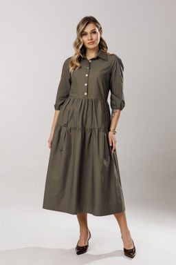 Платье Lars Style 1203/1 хаки