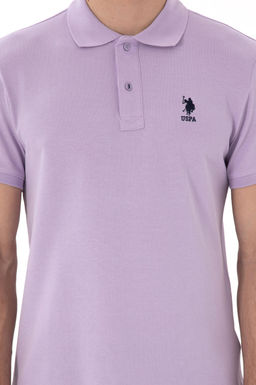 Erkek Slim Fit Polo Yaka Lila Basic Ti__rt Sepette S_rpriz _ndirim - U.s. polo assn фото 6