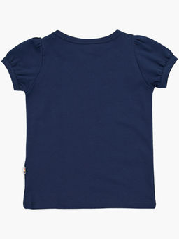 Футболка с принтом для девочки UD 0670 синий - Mini maxi фото 3