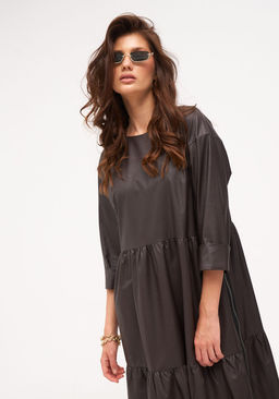 Платье KaVari 1093 коричневый  фото 5