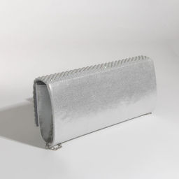 Сумка-клатч на магните, цвет серебряный - Simaland фото 2