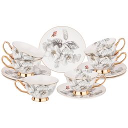 ЧАЙНЫЙ НАБОР LEFARD РАЙСКИЕ ЯБЛОЧКИ НА 6 ПЕР. 12 ПР. 200 МЛ