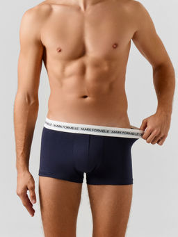Цена за 2 штуки! Трусы боксеры мужские синие - Mark formelle фото 3