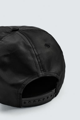 GORRA VISOR PLANO BORDADO / Negro - Zara фото 7