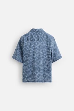 CONTRAST EMBROIDERY SHIRT - Zara фото 8