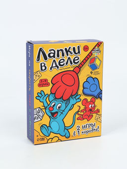 Настольная игра «Лапки в деле», 2 в 1, 5+