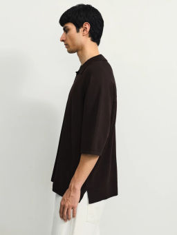 Джемпер поло relax fit / Zarina  фото 5