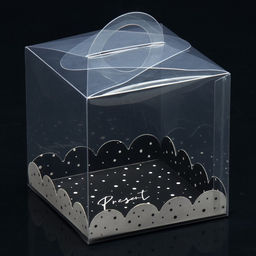 Цена за 5 шт. Коробка кондитерская, сундук, упаковка, Present, 11 х 11 х 11 см