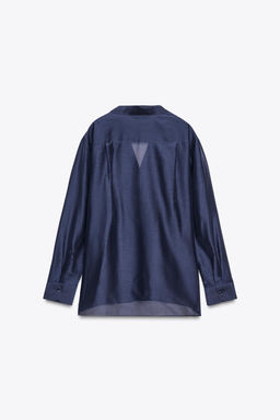 ZW COLLECTION SILK SHIRT - Zara фото 10