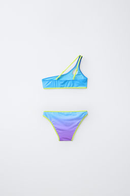 6-14 A?OS/ BIKINI CUT OUT KPOP DEMON HUNTERS NETFLIX  / Azul - Zara фото 2