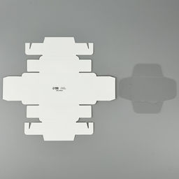 Цена за 5 шт. Коробка складная с пластиковой крышкой «Белая», 11.5 х 9 х 4 см