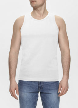 ALFA МАЙКА МУЖСКАЯ 6702 белый