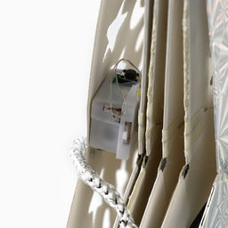 Новогоднее ёлочное украшение звезда с гирляндой «Космическое небо», 45×45 см, модель G-12