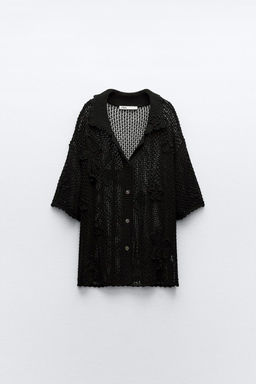 KNIT POLO TOP - Zara фото 3
