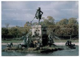 Открытка Петродворец Верхний сад.Фонтан Нептун