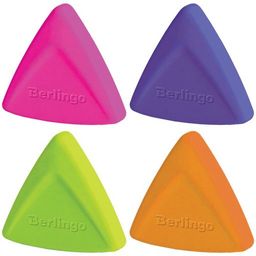 Цена за 2 шт. Ластик Berlingo "Arrow" (BLc_00310) треугольный, термопластичная резина, 40*35*10мм