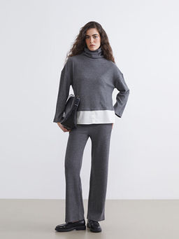 Beli Lastikli ?spanyol Pa?a Kad?n Pantolon