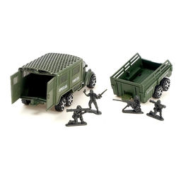 Машина инерционная Армия, с прицепом, МИКС - Simaland фото 4