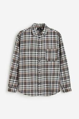 Camisa de franela Loose Fit - H&m фото 6