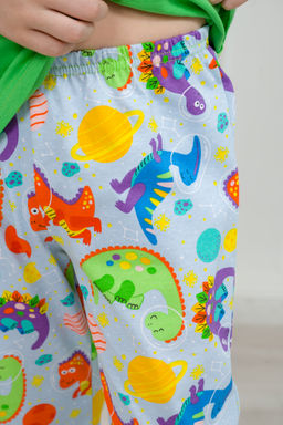 Пижама подростковая из кулирки Фантазия динозавр - Амадэль фото 4