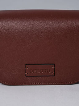 Сумка кожаная Deboro 30879 рыжий