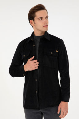 Мужская черная рубашка с длинным рукавом Неожиданная скидка в корзине - U.s. polo assn фото 3