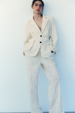 Pantal?n sastre con bordado ingl?s - H&m фото 7