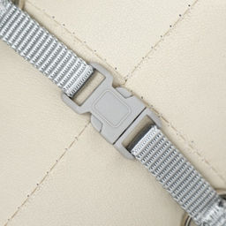 Комплект амуниции с мягкой дышащей шлейкой и круглым поводком 120 х 1 см, голубой - Пижон фото 7