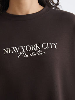 NYC Bask?l? Soft Touch Kad?n Sweatshirt Tunik