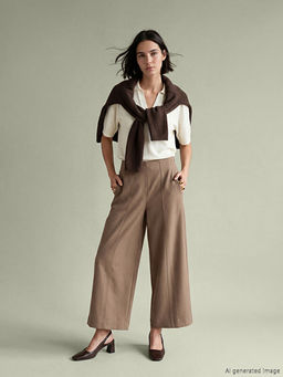 Beli Fermuarl? Geni? Pa?a Kad?n Pantolon