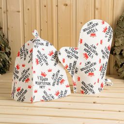 Набор банный 3 предмета У Царя недостатков нет - Simaland фото 2