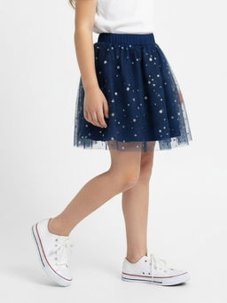 Юбка пачка из фатина 22-4796 синяя сетка - Mini maxi фото 5