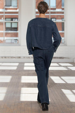 ZW COLLECTION STRAIGHT-LEG MID-RISE JEANS - Zara фото 6