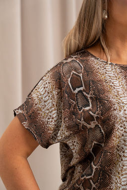 Блузка ТБ-97ш шоколад