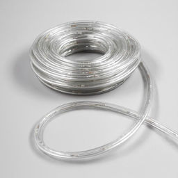 Световой шнур Luazon Lighting 10 мм, IP65, 10 м, 24 LED/м, 220 В, 8 режимов, свечение тёплое белое  фото 2